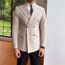 Men’s Fashionable Double-Breasted Suit