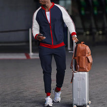 Men’s Stylish Zippered Sweater & Pants