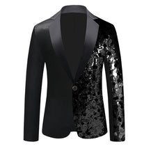 Men’s Sequined Jacket for Party, Dance & Stage Wear