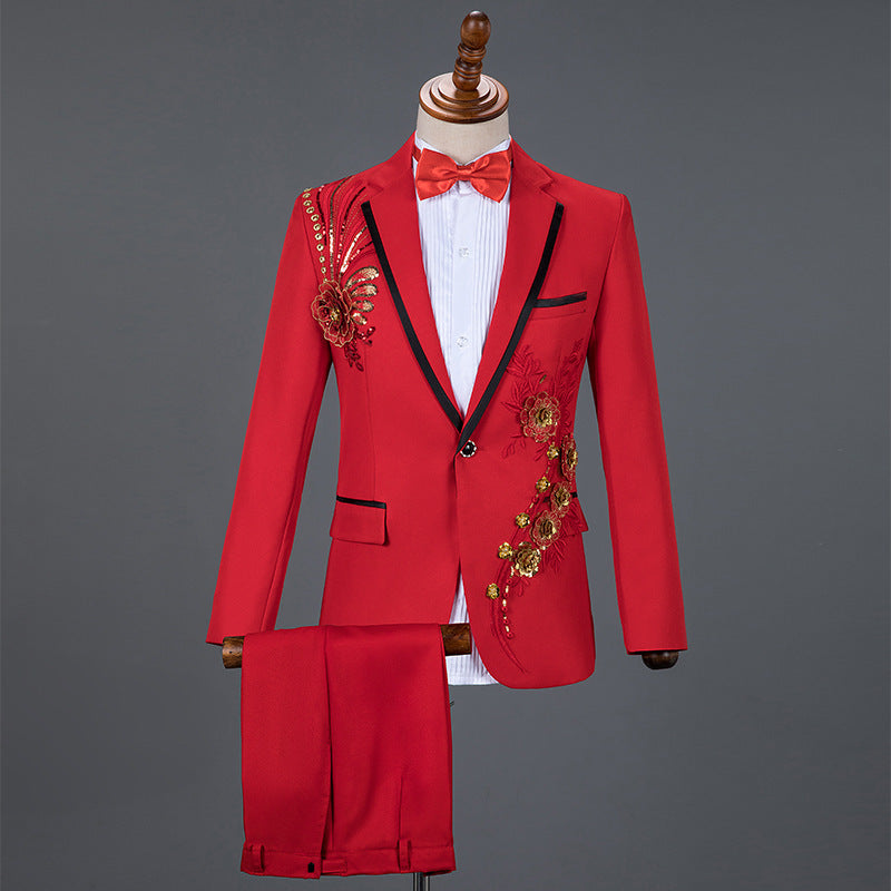 Men’s Performance Sequined Suit