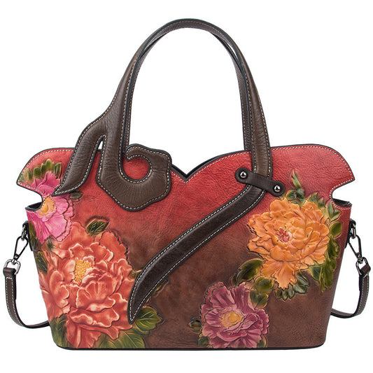 Luxury Floral Style Tote Handbag for Women