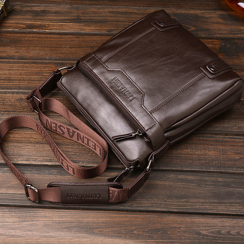 Men's Soft Messenger Bag