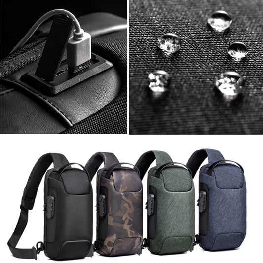 Luxury Anti-Theft Shoulder Bag for Men