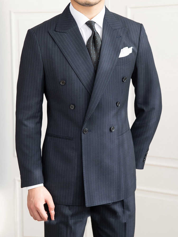 Men’s Stylish Handmade Six-Button Suit