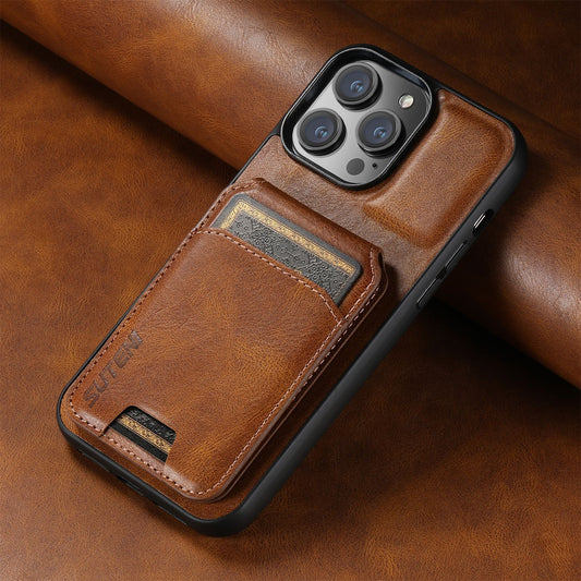 Handmade Leather Wallet Case for iPhone