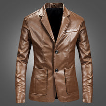 Men’s Spring Wear Leather Jacket
