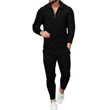 Men’s Long Sleeve T-Shirt Style Jacket with Pants