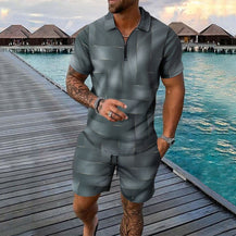 Men’s Summer Athletic Two-Piece Outfit