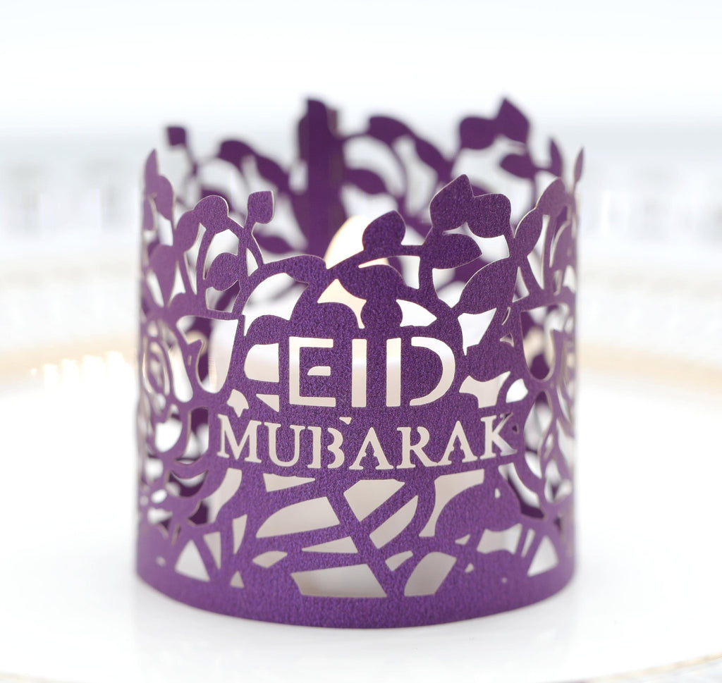 Ramadan Electronic Laser Cutout Candle Shades