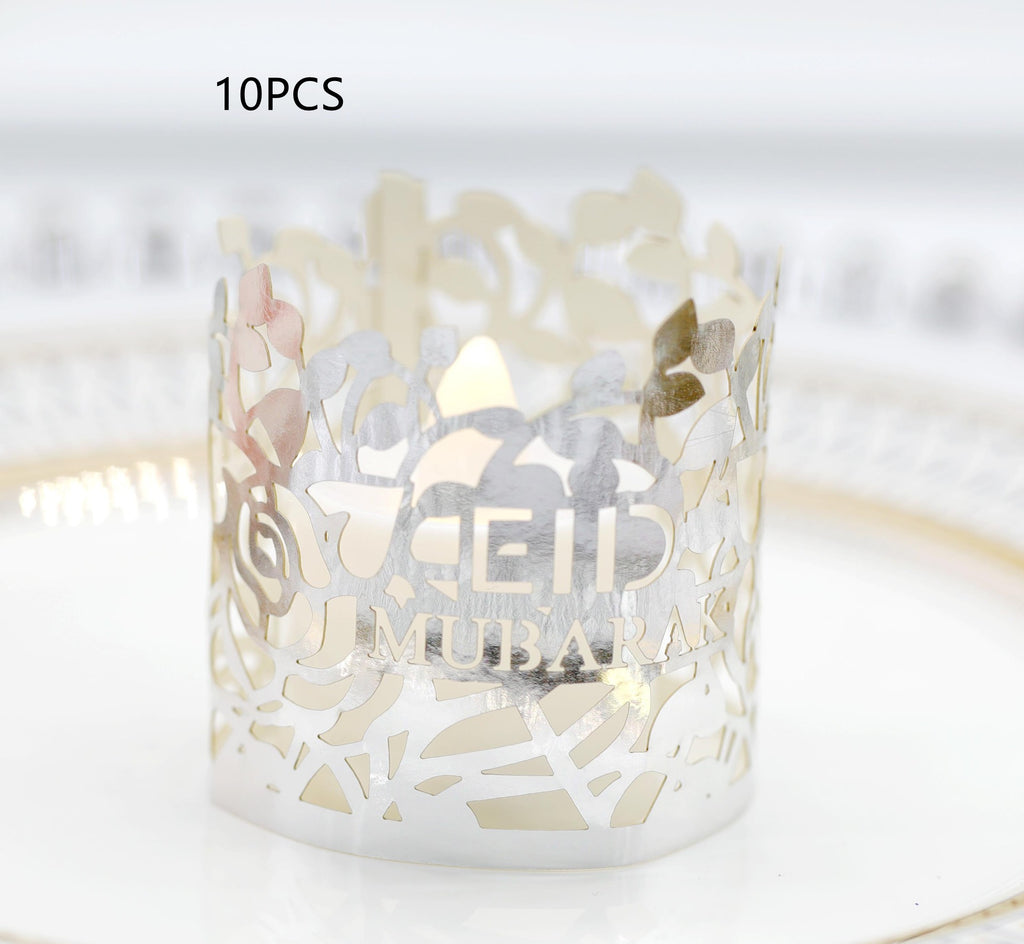 Ramadan Electronic Laser Cutout Candle Shades