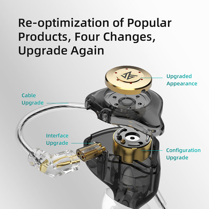 KZ EDX Pro Noise-Cancelling In-Ear Monitor Headphones
