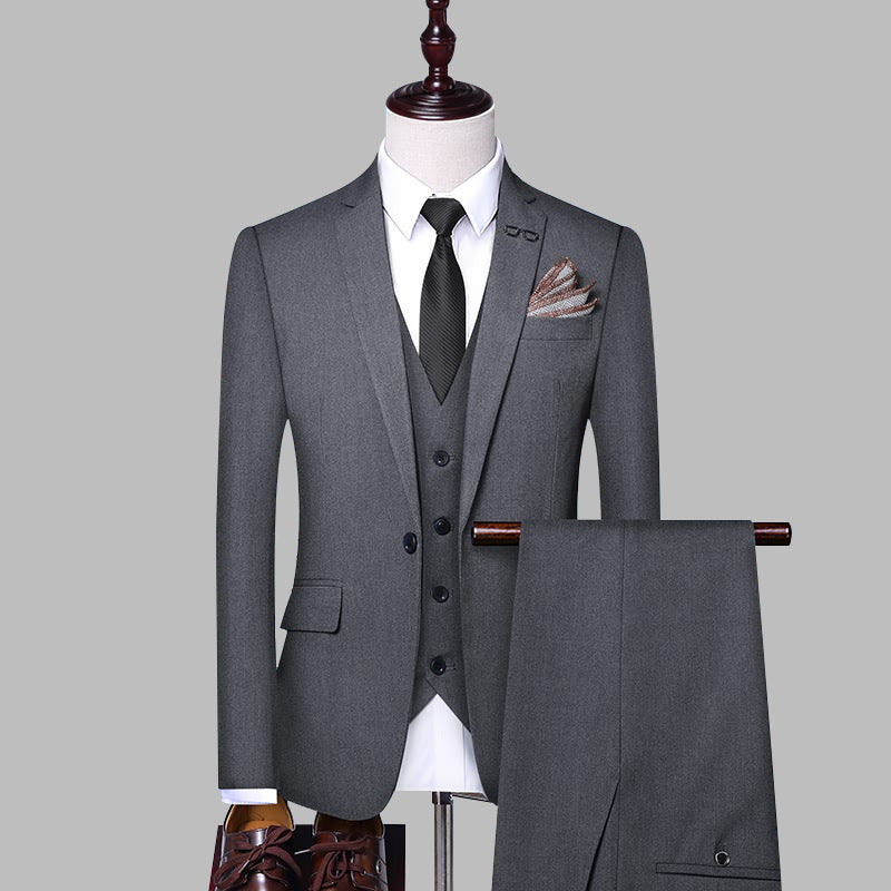 Men’s Elegant Suit for Weddings, Banquets, and Business Occasions