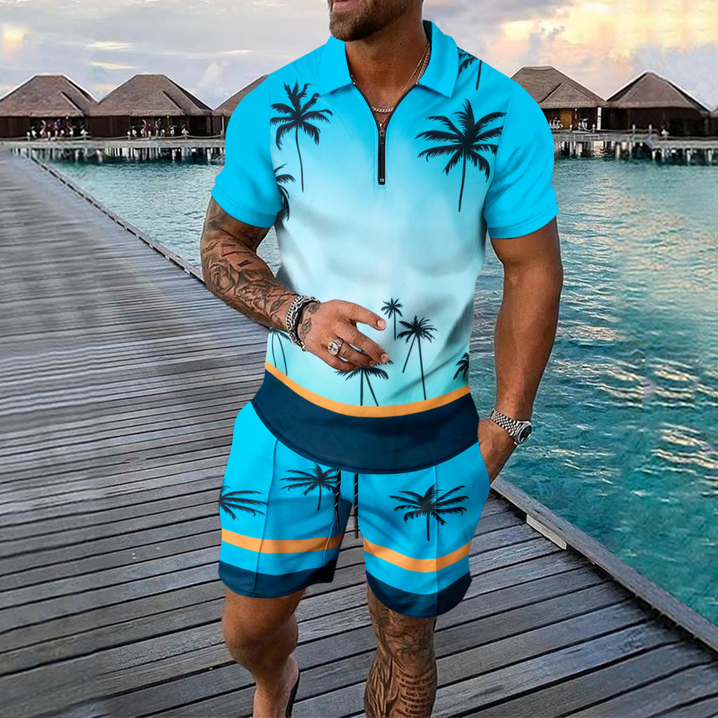 Men’s Summer Athletic Two-Piece Outfit