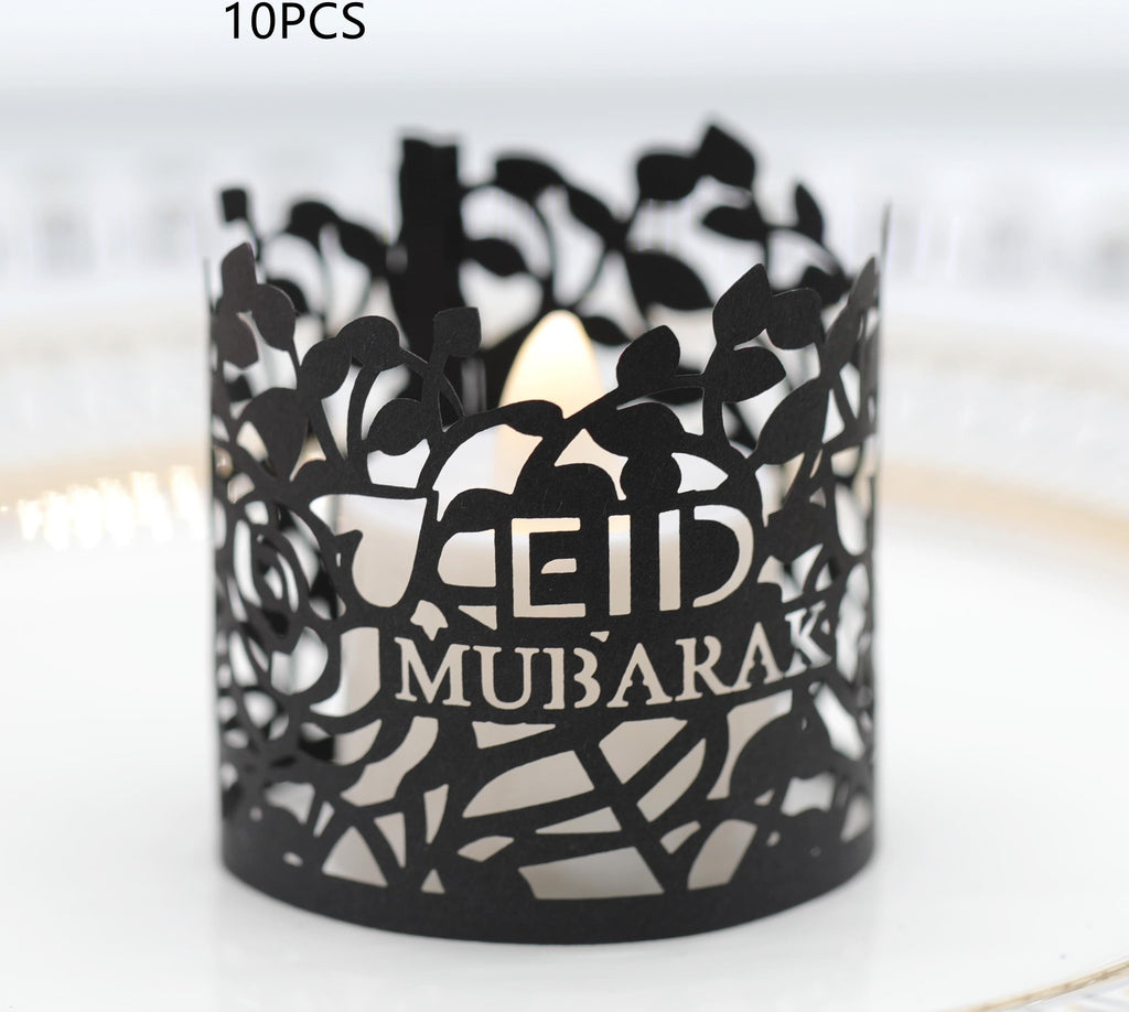 Ramadan Electronic Laser Cutout Candle Shades