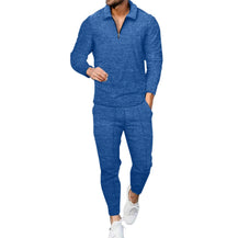 Men’s Long Sleeve T-Shirt Style Jacket with Pants