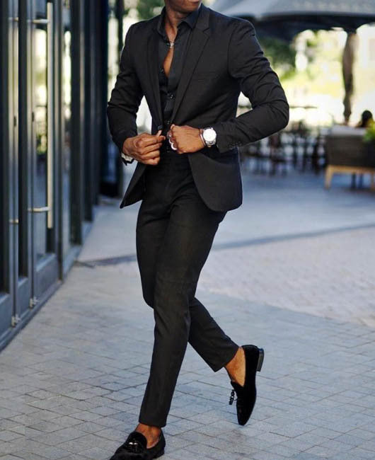 Stylish Two-Piece Digital Print Suit