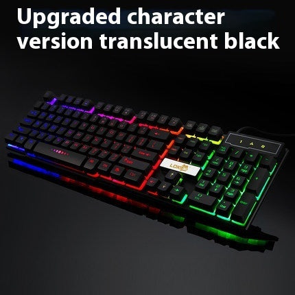 Glowing Gaming Keyboard with USB Connection