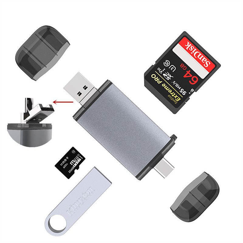 Multi-Function USB Card Reader for Computer & Mobile