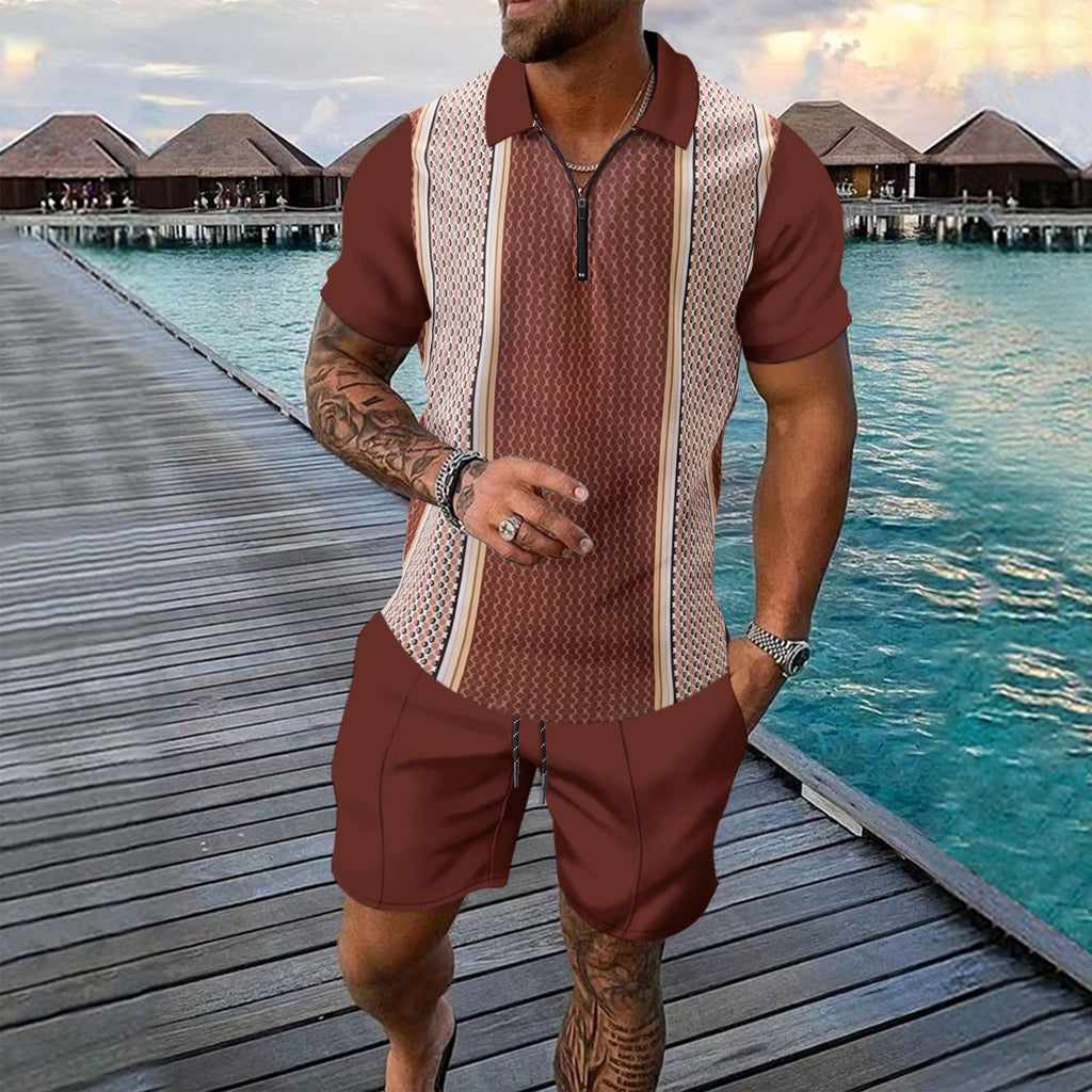 Men’s Summer Athletic Two-Piece Outfit