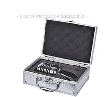 Retro Metal Microphone for Stage and Home Use