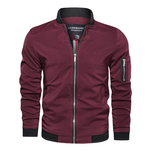 Men’s Stylish Casual Baseball Jacket