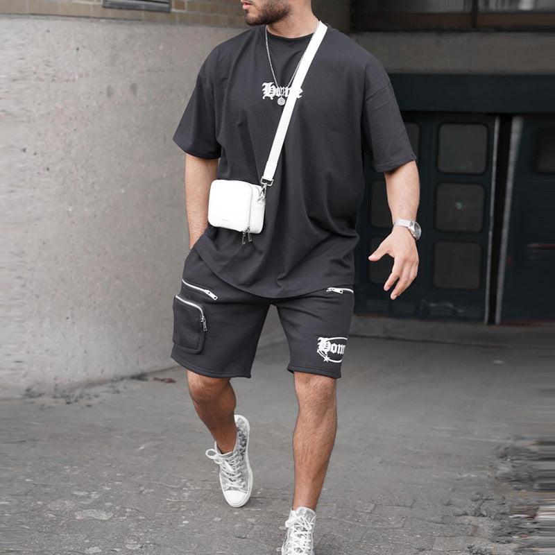 Men’s Short Sleeve T-Shirt & Shorts Set