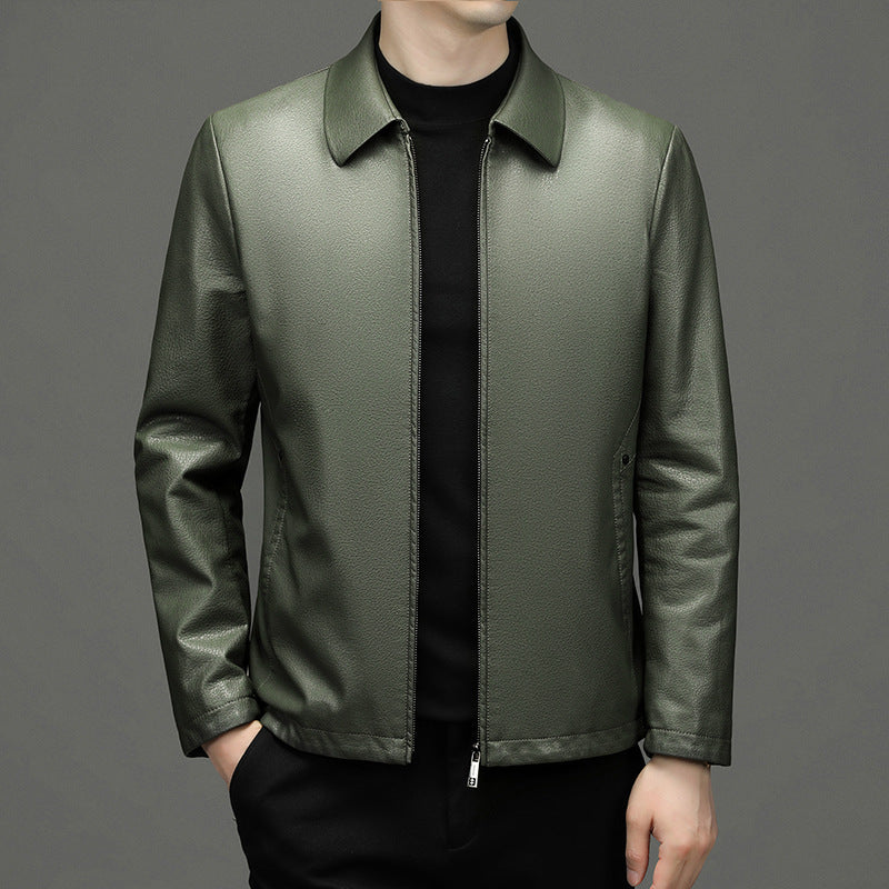 Men’s Eco-Friendly Stylish Leather Jacket