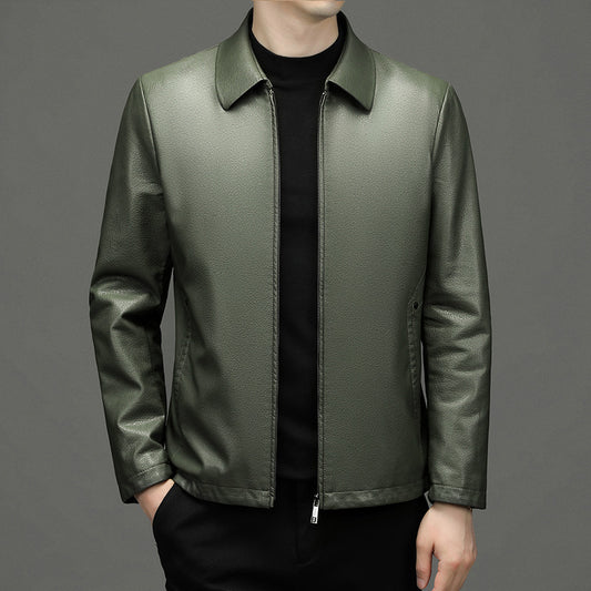 Men’s Eco-Friendly Stylish Leather Jacket