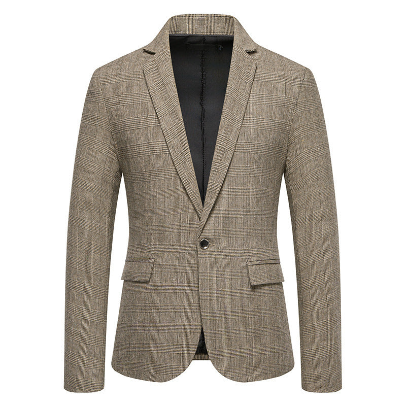 Men’s European Size Woolen Small Coat