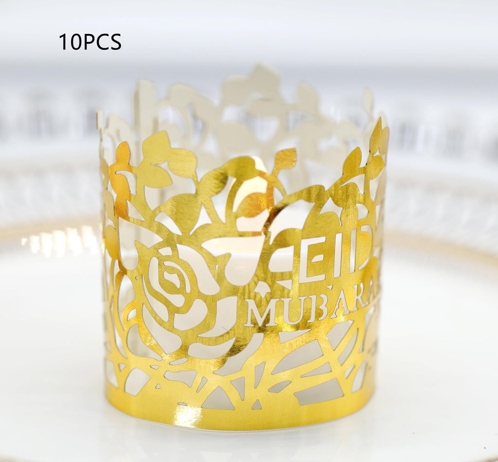 Ramadan Electronic Laser Cutout Candle Shades