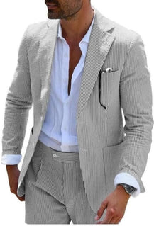 Seersucker Summer Suit for Men
