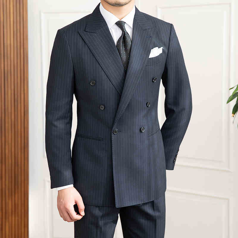 Men’s Stylish Handmade Six-Button Suit