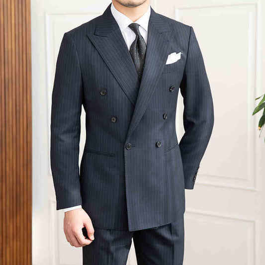 Men’s Stylish Handmade Six-Button Suit