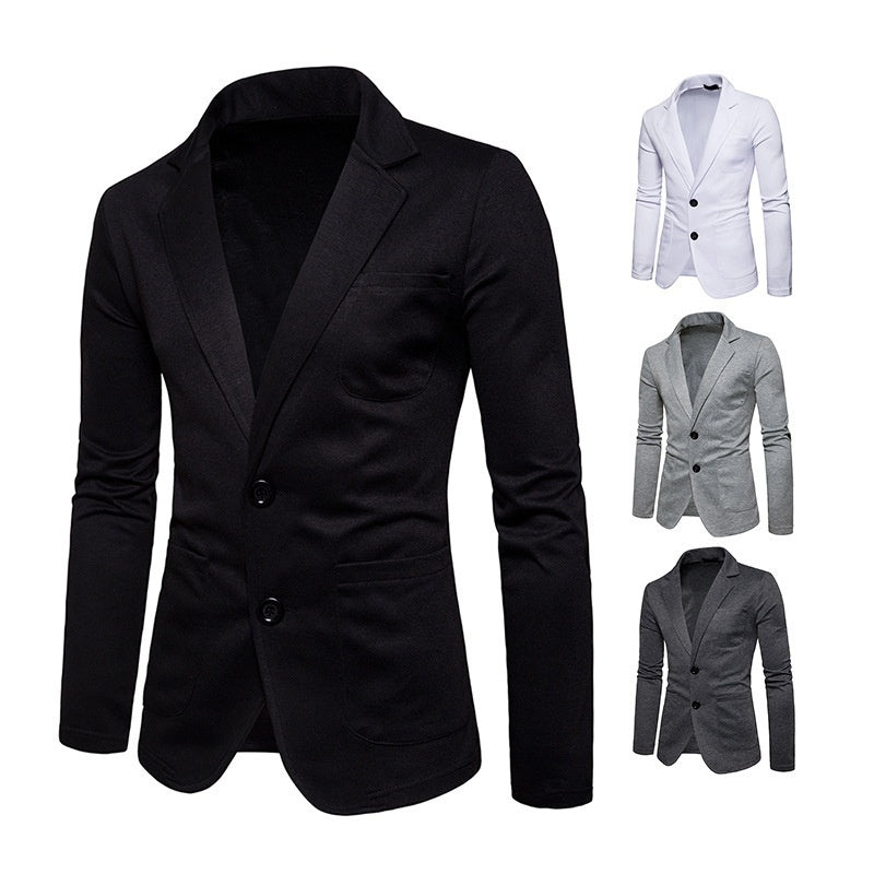 Men’s Classic Two-Button Lapel Western Coat