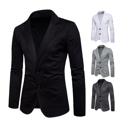 Men’s Classic Two-Button Lapel Western Coat