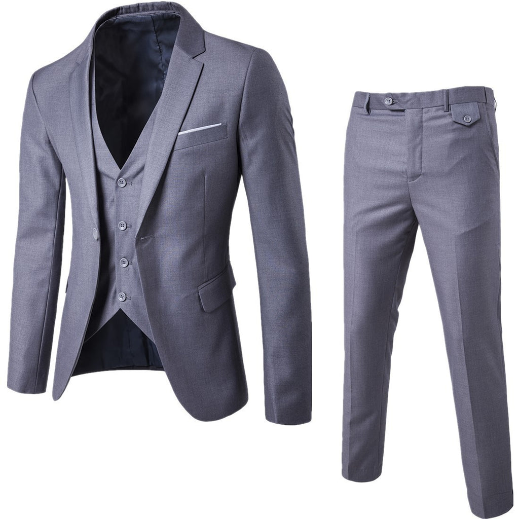 Men’s Korean Style Two-Piece Suit