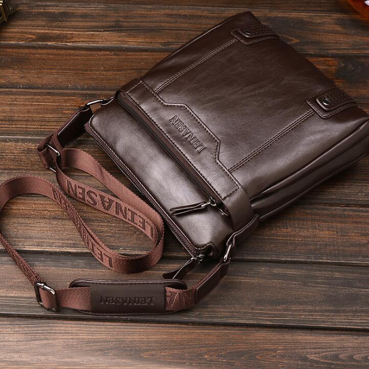 Men's Soft Messenger Bag
