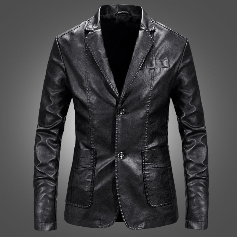 Men’s Spring Wear Leather Jacket