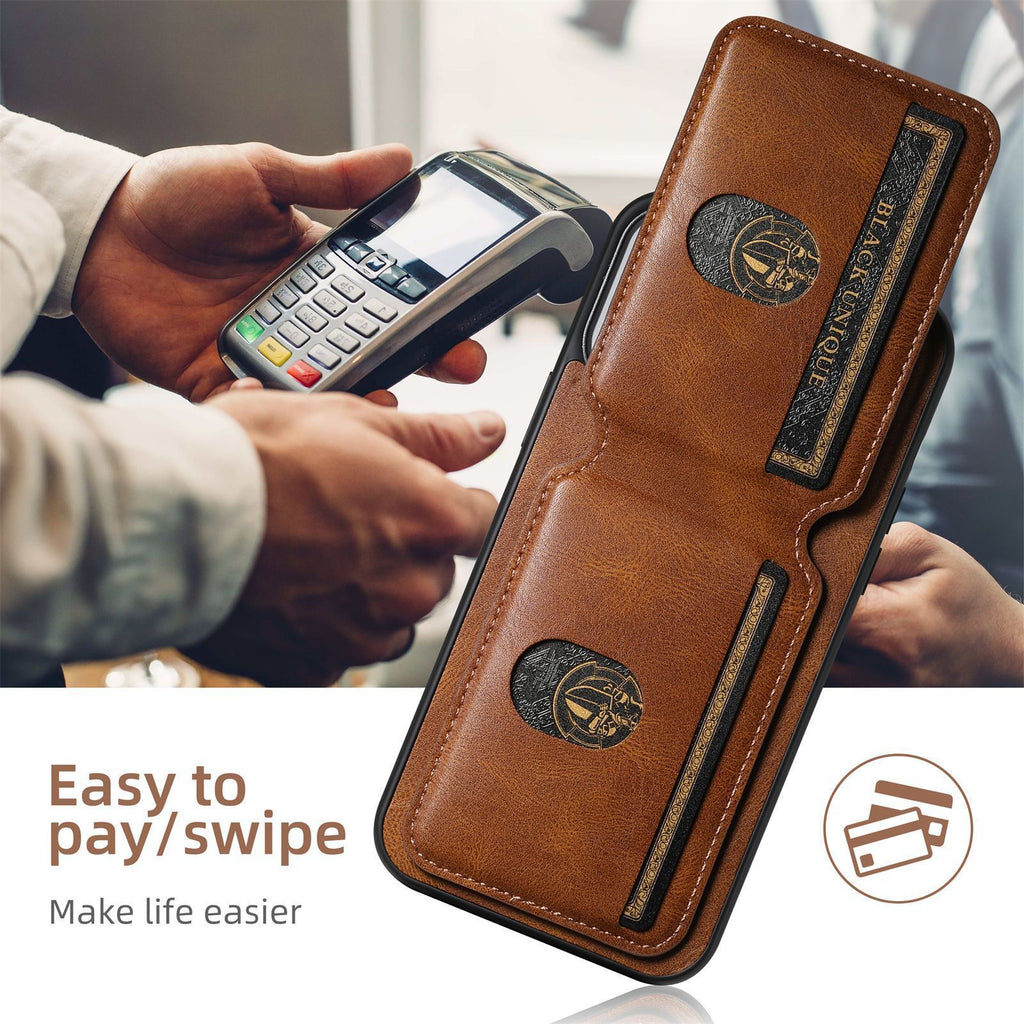 Handmade Leather Wallet Case for iPhone