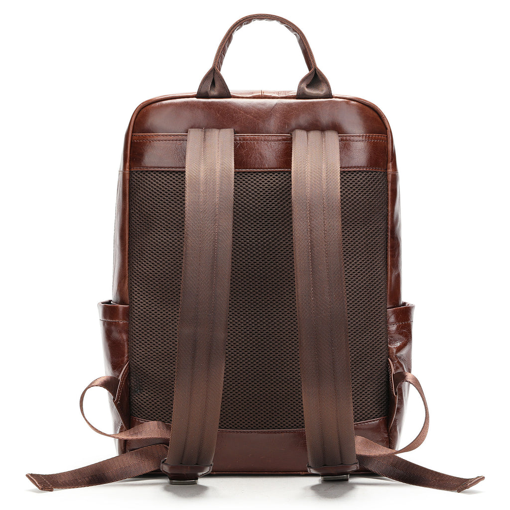 Men’s Genuine Leather Business Backpack