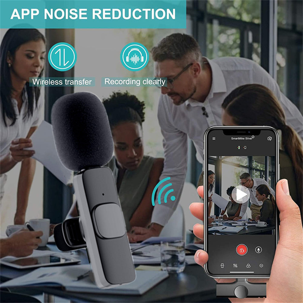 Wireless Lavalier Microphone for Clear Recording