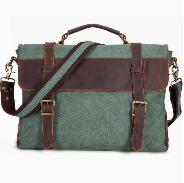 Men’s Large Genuine Leather Messenger Bag