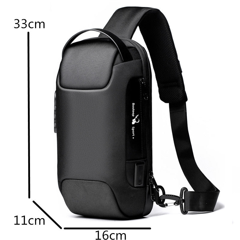 Luxury Anti-Theft Shoulder Bag for Men