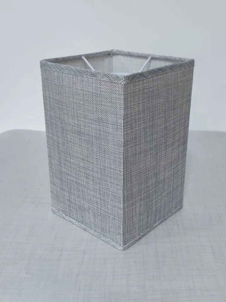 Square Linen Lampshade for Desk Lamp