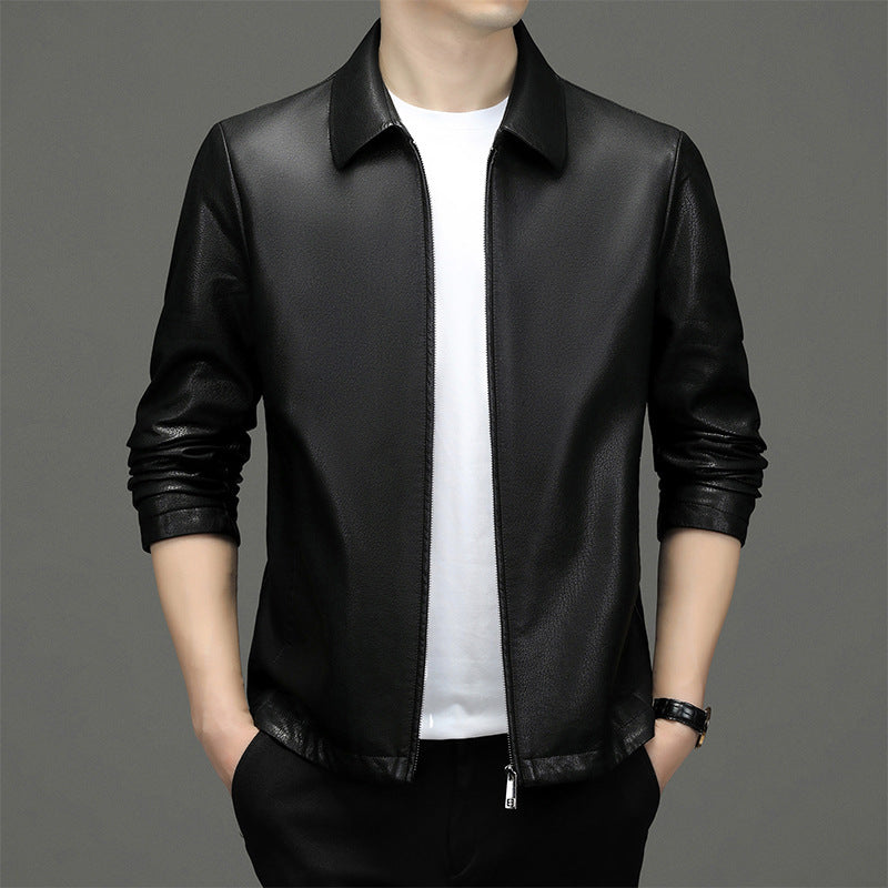 Men’s Eco-Friendly Stylish Leather Jacket