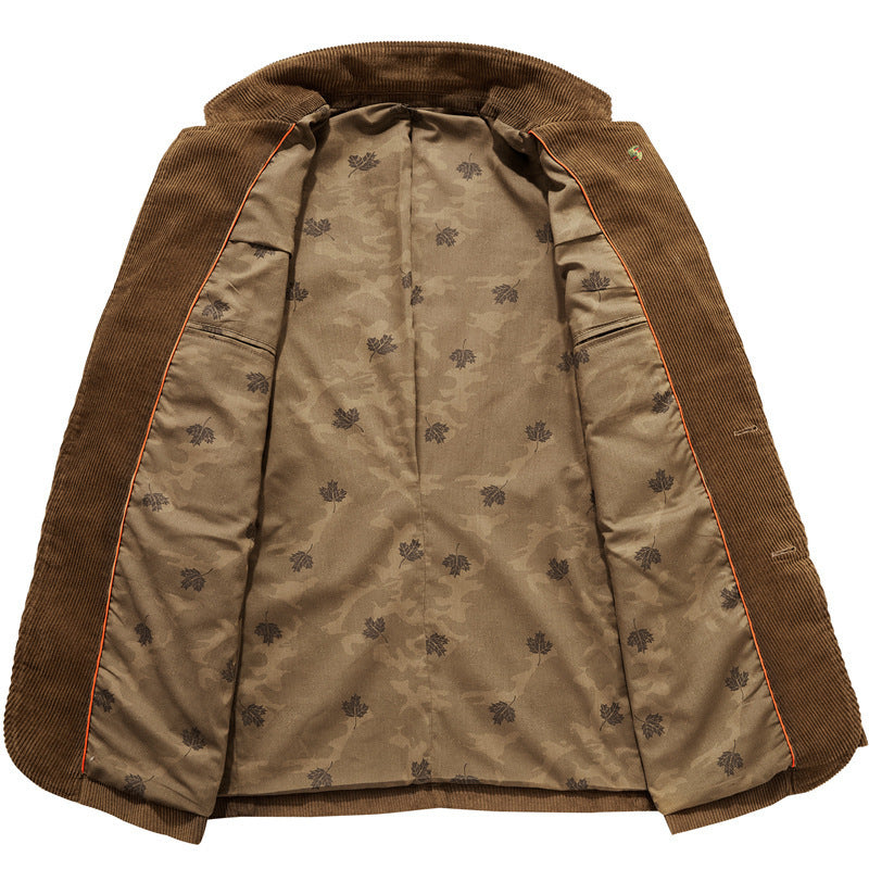 Men’s Trendy Retro Flat Coat