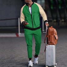 Men’s Stylish Zippered Sweater & Pants