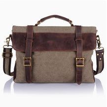 Men’s Large Genuine Leather Messenger Bag
