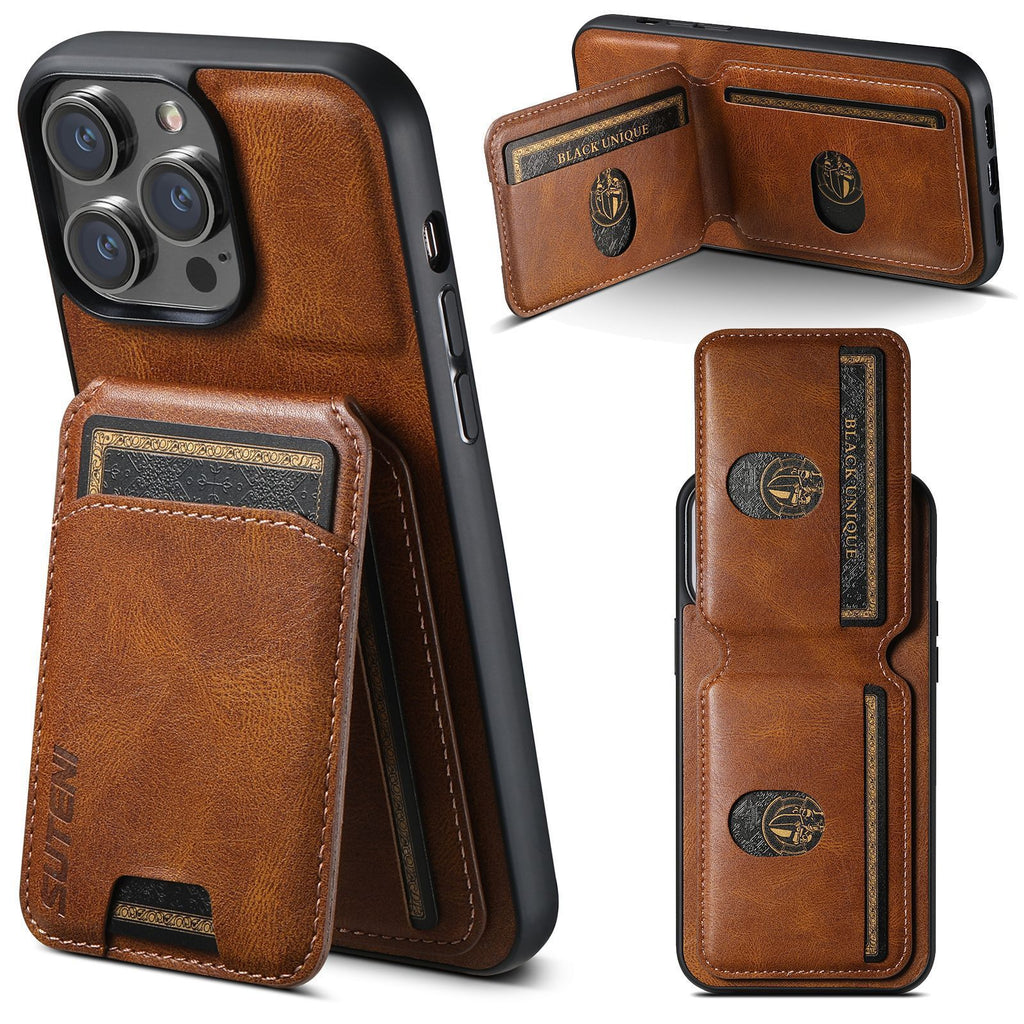 Handmade Leather Wallet Case for iPhone