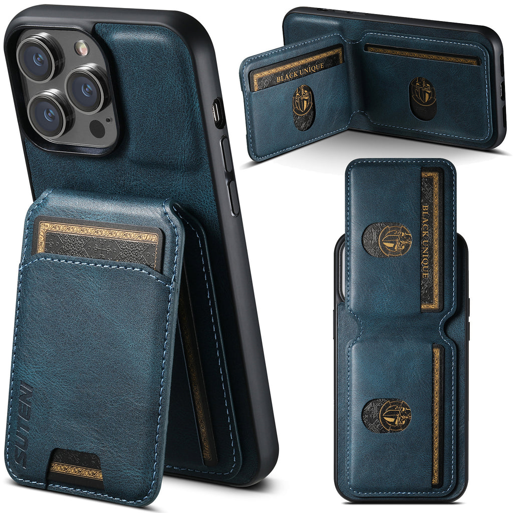 Handmade Leather Wallet Case for iPhone